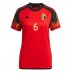 Belgien Axel Witsel #6 Fußballbekleidung Heimtrikot Damen WM 2022 Kurzarm